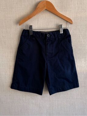 Cherokee Navy Cotton Shorts with Button Waist Size 5